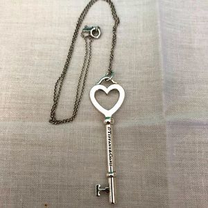Tiffany Heart Key Necklace - Large Practically Brand NEW